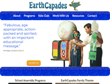 Tablet Screenshot of earthcapades.com
